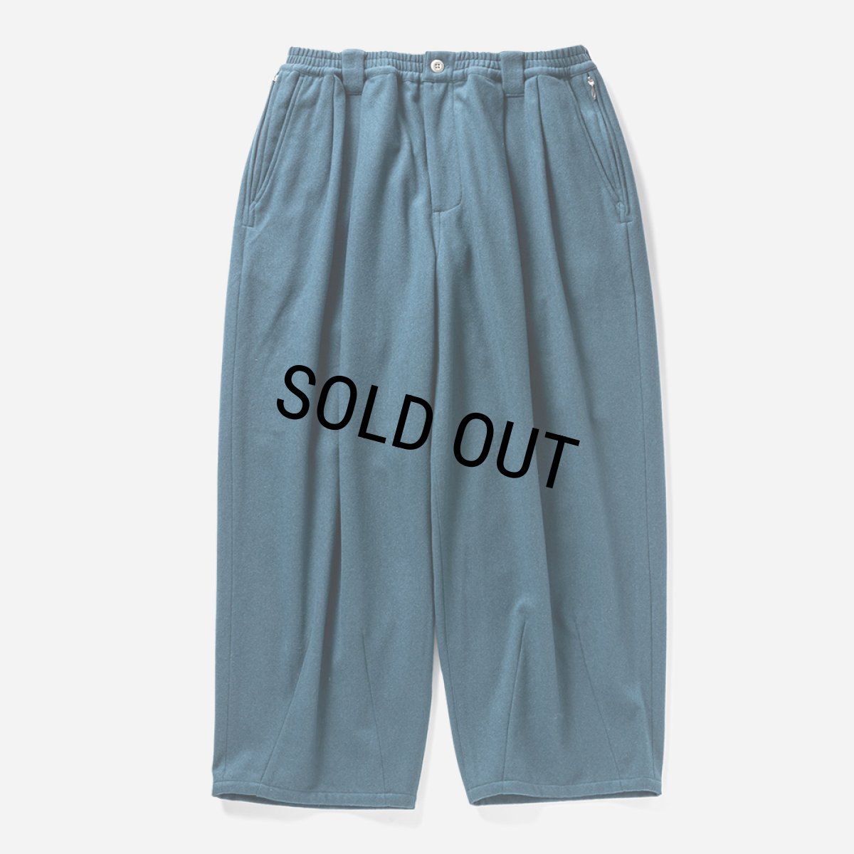 画像1: 【40%OFF】TIGHTBOOTH/WOOL BAGGY SLACKS（Dark Blue）［ウールバギースラックス-23秋冬］ (1)