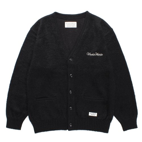 他の写真1: WACKO MARIA/MOHAIR KNIT CARDIGAN（BLACK）［モヘアカーディガン-23秋冬］