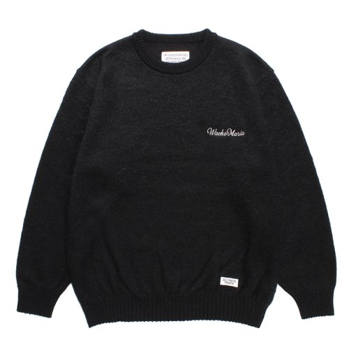 他の写真1: WACKO MARIA/MOHAIR KNIT SWEATER（BLACK）［モヘアセーター-23秋冬］