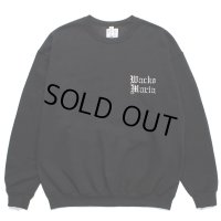 WACKO MARIA/世界平和プロジェクト / SWEAT SHIRT（BLACK）［クルーネックスウェット-23秋冬］