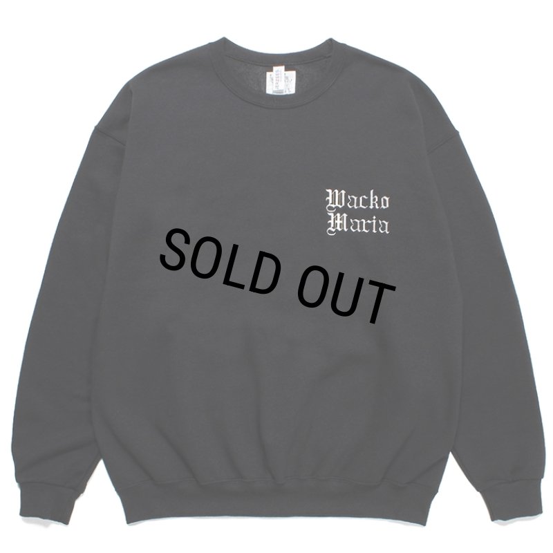 WACKO MARIA/世界平和プロジェクト / SWEAT SHIRT（BLACK）［クルー