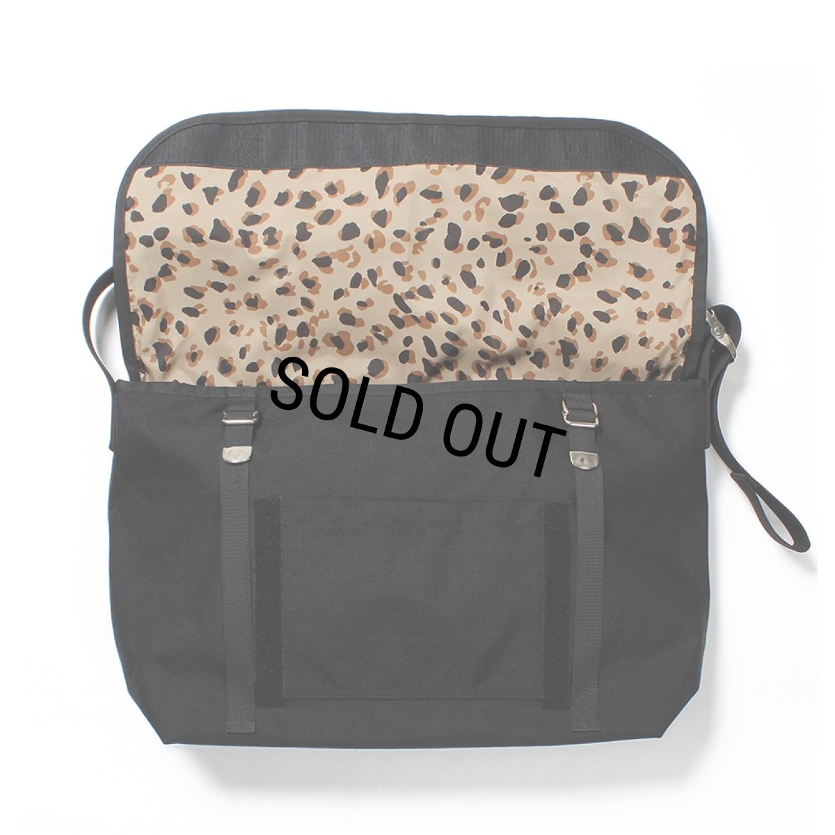 画像2: WACKO MARIA/SPEAK EASY / MESSENGER BAG（BLACK/LEOPARD）［メッセンジャーバッグ-23秋冬］ (2)