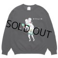 WACKO MARIA/世界平和プロジェクト / SWEAT SHIRT（BLACK）［クルーネックスウェット-23秋冬］