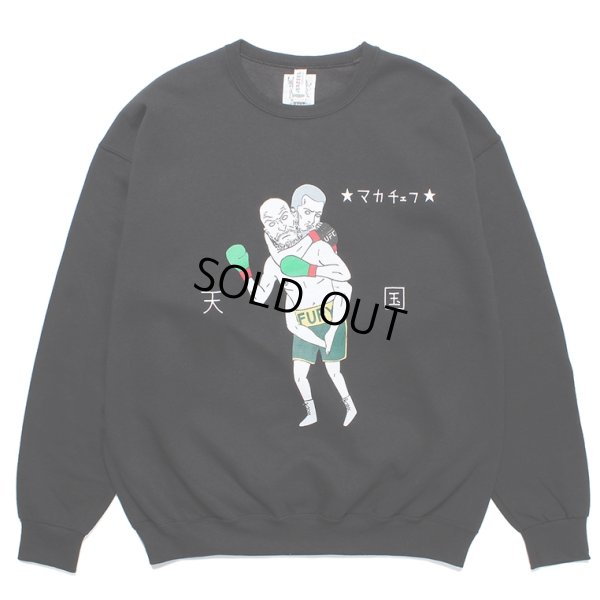 画像1: WACKO MARIA/世界平和プロジェクト / SWEAT SHIRT（BLACK）［クルーネックスウェット-23秋冬］