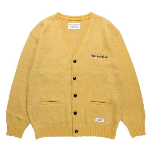 他の写真1: WACKO MARIA/MOHAIR KNIT CARDIGAN（YELLOW）［モヘアカーディガン-23秋冬］