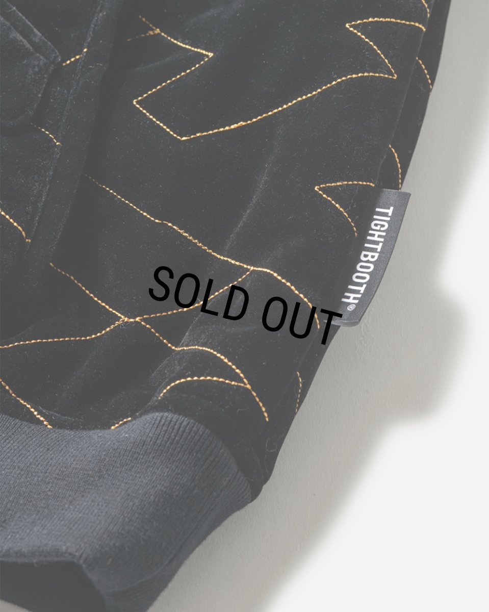 画像6: TIGHTBOOTH/T QUILT VELVETEEN JKT（Black） 【30%OFF】［キルトベルベッティーンJKT-23秋冬］ (6)