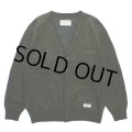 WACKO MARIA/MOHAIR KNIT CARDIGAN（GREEN）［モヘアカーディガン-23秋冬］