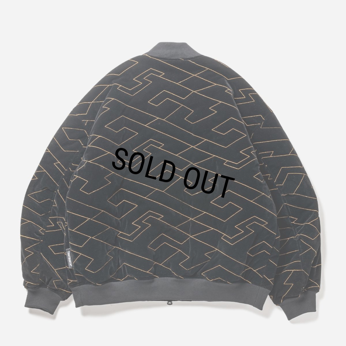 画像2: TIGHTBOOTH/T QUILT VELVETEEN JKT（Black） 【30%OFF】［キルトベルベッティーンJKT-23秋冬］ (2)