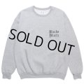 WACKO MARIA/世界平和プロジェクト / SWEAT SHIRT（GRAY）［クルーネックスウェット-23秋冬］