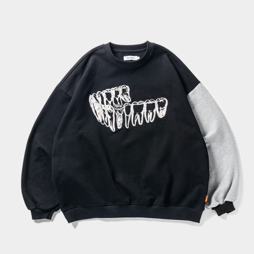 他の写真1: TIGHTBOOTH/IMPLANT CREW SWEAT（Black） 【30%OFF】［クルースウェット-23秋冬］