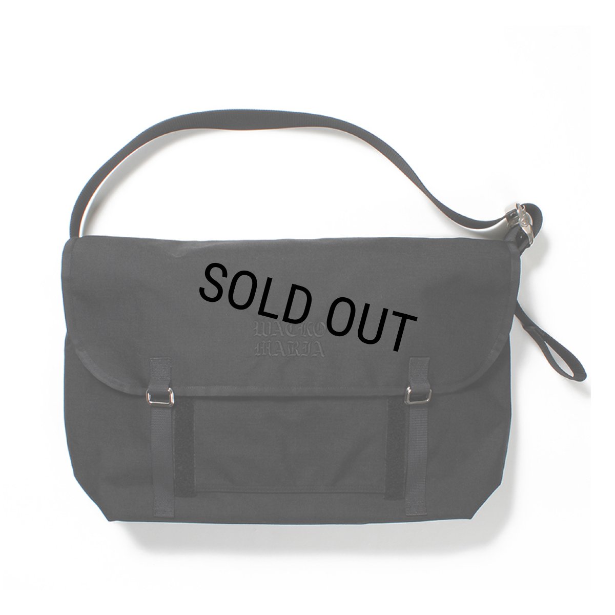 画像1: WACKO MARIA/SPEAK EASY / MESSENGER BAG（BLACK/LEOPARD）［メッセンジャーバッグ-23秋冬］ (1)