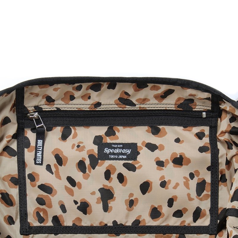 画像3: WACKO MARIA/SPEAK EASY / MESSENGER BAG（BLACK/LEOPARD）［メッセンジャーバッグ-23秋冬］