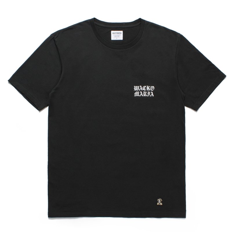 画像1: WACKO MARIA/STANDARD T-SHIRT（BLACK）［プリントT-23秋冬］