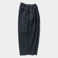 画像2: TIGHTBOOTH/WOOL BAGGY SLACKS（Black） 【20%OFF】［ウールバギースラックス-23秋冬］ (2)