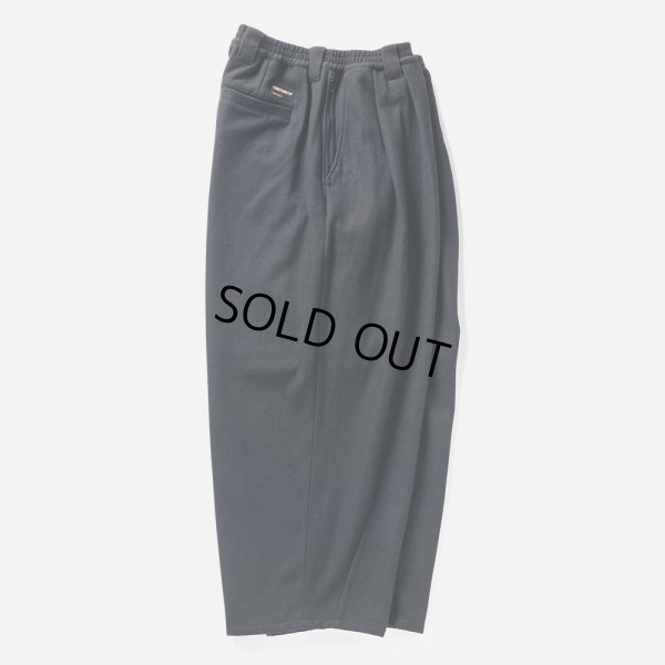 画像2: TIGHTBOOTH/WOOL BAGGY SLACKS（Black） 【20%OFF】［ウールバギースラックス-23秋冬］