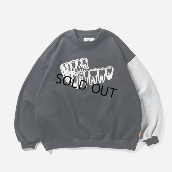 画像1: TIGHTBOOTH/IMPLANT CREW SWEAT（Black） 【30%OFF】［クルースウェット-23秋冬］