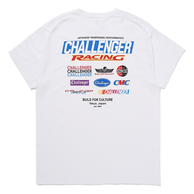 画像2: CHALLENGER/CMC RACING LOGO TEE（WHITE）［レーシングロゴT-23秋冬］