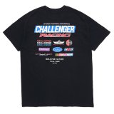 CHALLENGER/CMC RACING LOGO TEE（BLACK）［レーシングロゴT-23秋冬］