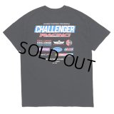 CHALLENGER/CMC RACING LOGO TEE（BLACK）［レーシングロゴT-23秋冬］