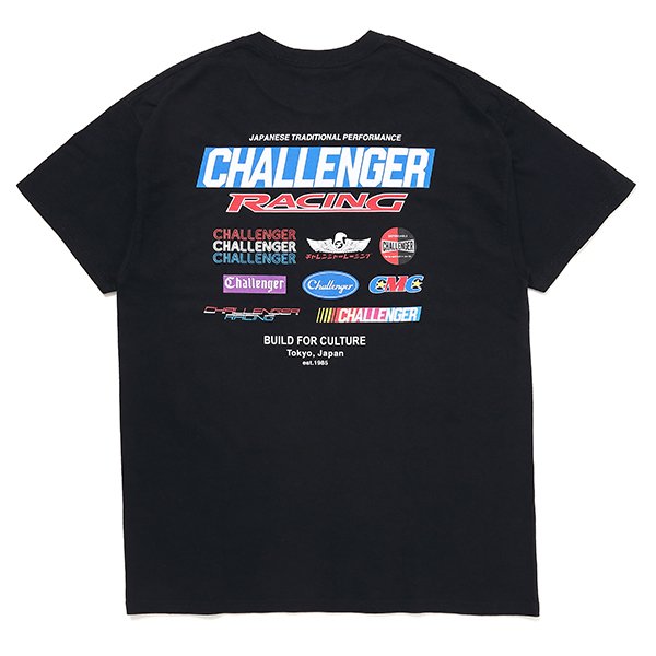 画像1: CHALLENGER/CMC RACING LOGO TEE（BLACK）［レーシングロゴT-23秋冬］