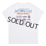 CHALLENGER/CMC RACING LOGO TEE（WHITE）［レーシングロゴT-23秋冬］