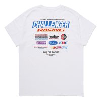 CHALLENGER/CMC RACING LOGO TEE（WHITE）［レーシングロゴT-23秋冬］