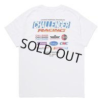 CHALLENGER/CMC RACING LOGO TEE（WHITE）［レーシングロゴT-23秋冬］