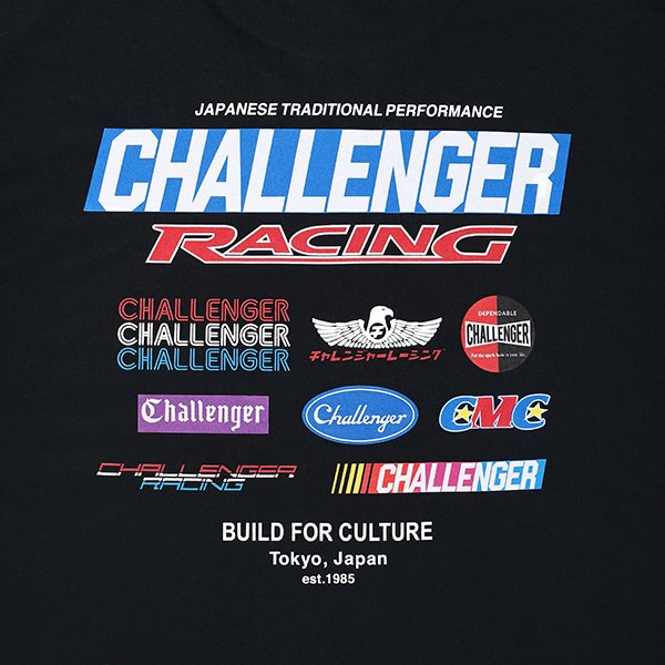 画像4: CHALLENGER/CMC RACING LOGO TEE（BLACK）［レーシングロゴT-23秋冬］