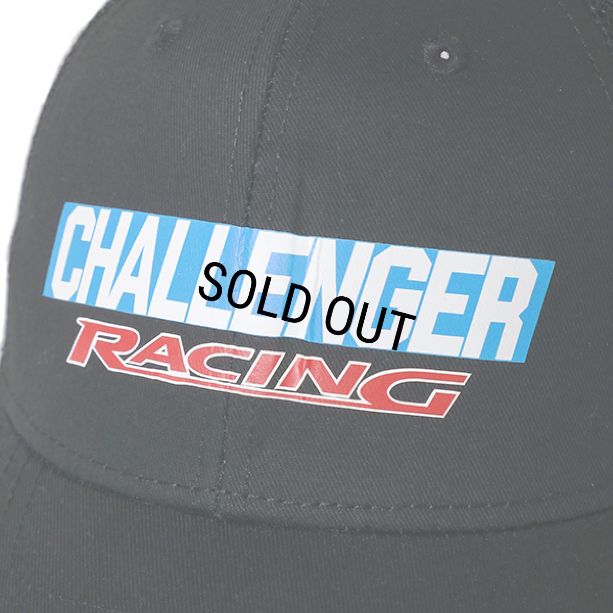 画像3: CHALLENGER/CMC RACING LOGO CAP（BLACK）［レーシングロゴキャップ-23秋冬］ (3)