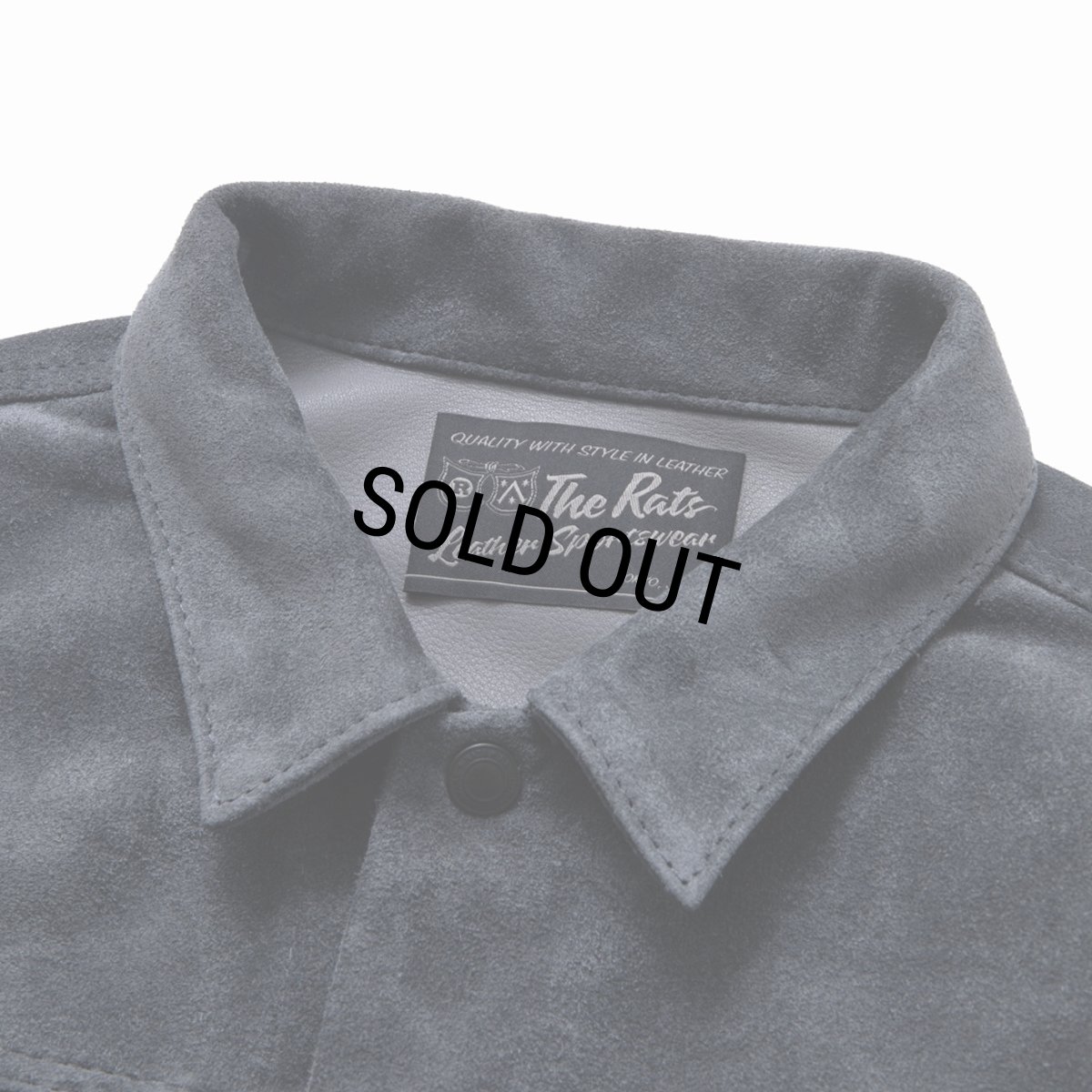 画像3: RATS/SUEDE LEATHER JKT（GRAY）［スウェードレザーJKT-23秋冬］ (3)