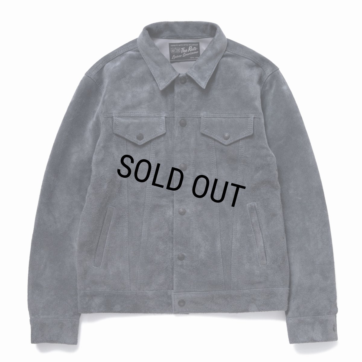 画像1: RATS/SUEDE LEATHER JKT（GRAY）［スウェードレザーJKT-23秋冬］ (1)