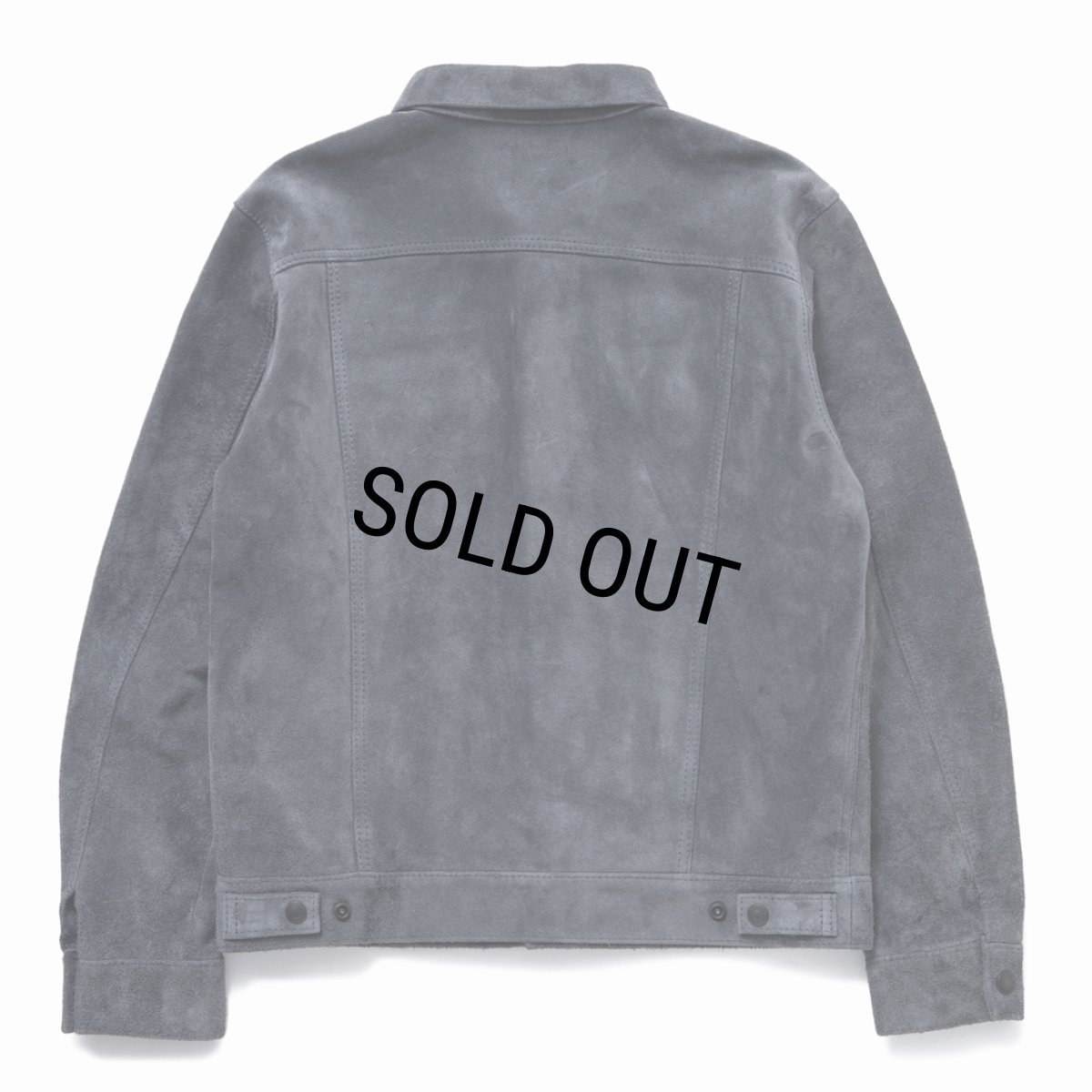 画像2: RATS/SUEDE LEATHER JKT（GRAY）［スウェードレザーJKT-23秋冬］ (2)