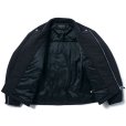 画像4: 【50%OFF】ROUGH AND RUGGED/DOUBLES（BLACK）［ナイロンダブルライダースJKT-23秋冬］