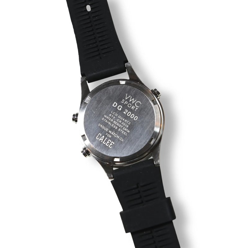 画像3: CALEE/×VAGUE WATCH CO. SPORT TYPE DIGITAL WATCH（BLACK） 【40%OFF】［腕時計-23秋冬］
