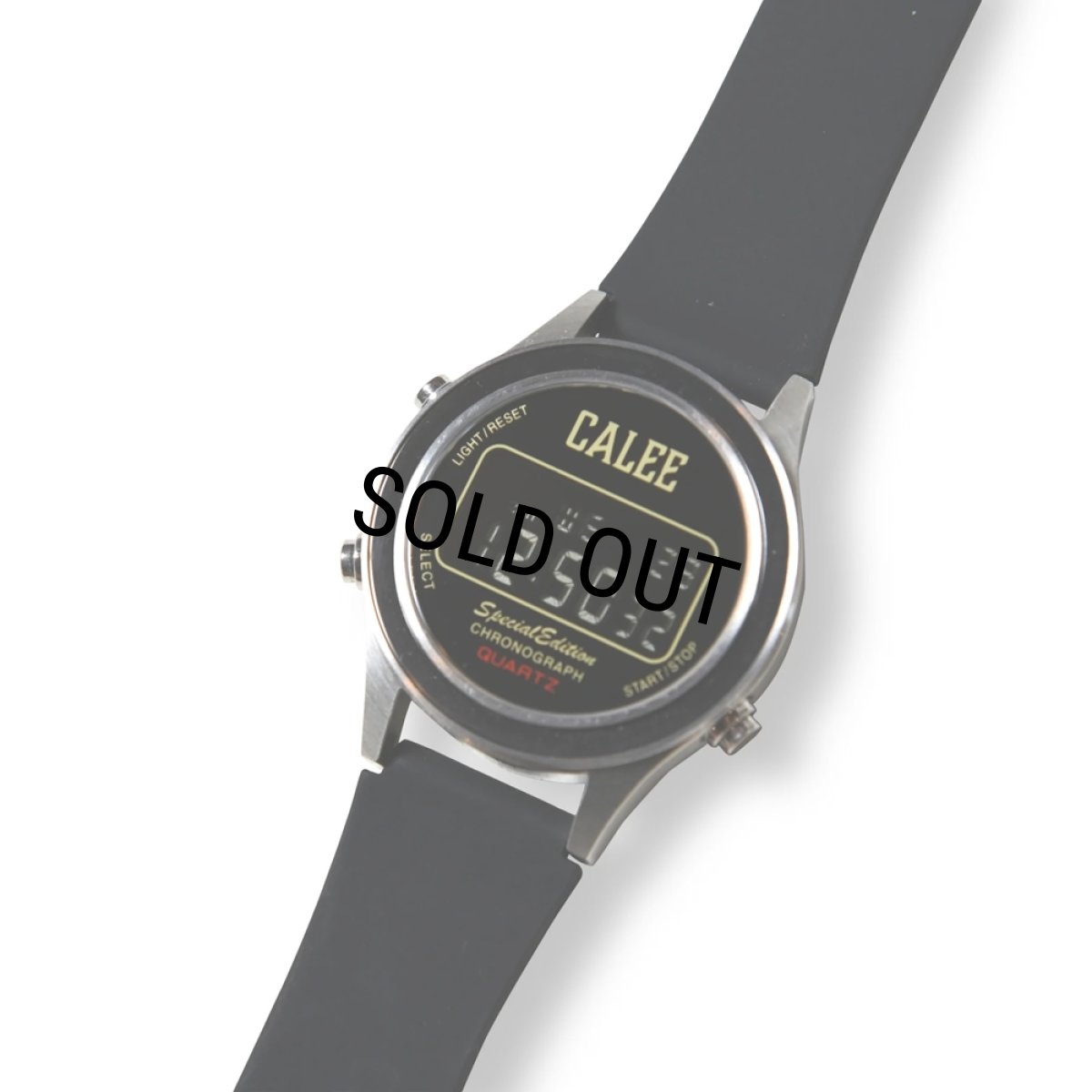 画像3: CALEE/×VAGUE WATCH CO. SPORT TYPE DIGITAL WATCH（BLACK） 【40%OFF】［腕時計-23秋冬］ (3)