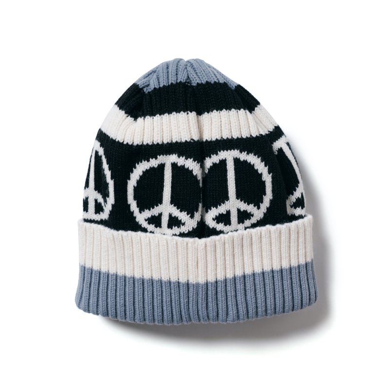 画像2: ROUGH AND RUGGED/HEADS（BLACK）［ニットキャップ-23秋冬］