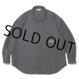 COOTIE PRODUCTIONS/CA/W Flannel L/S Shirt（Black）［フランネルシャツ-23秋冬］