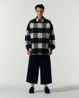 画像4: COOTIE PRODUCTIONS/CA/W Flannel Shin Cut Wide Easy Trousers（Black）［シンカットワイドイージートラウザース-23秋冬］ (4)