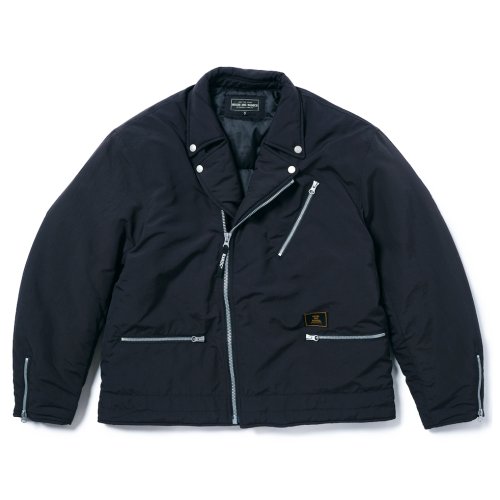 他の写真1: 【50%OFF】ROUGH AND RUGGED/DOUBLES（BLACK）［ナイロンダブルライダースJKT-23秋冬］