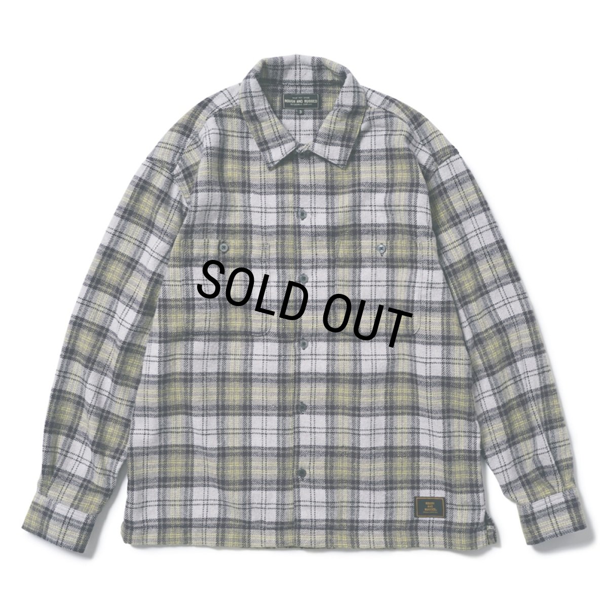 画像1: ROUGH AND RUGGED/WALKEN-02（GRAY CHECK）［チェックシャツ-23秋冬］ (1)