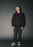 画像9: 【50%OFF】ROUGH AND RUGGED/DOUBLES（BLACK）［ナイロンダブルライダースJKT-23秋冬］