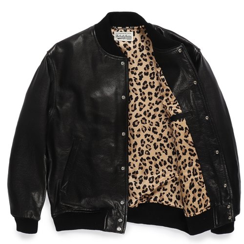 他の写真2: WACKO MARIA/LEATHER VARSITY JACKET（BLACK）［レザーヴァーシティJKT-23秋冬］