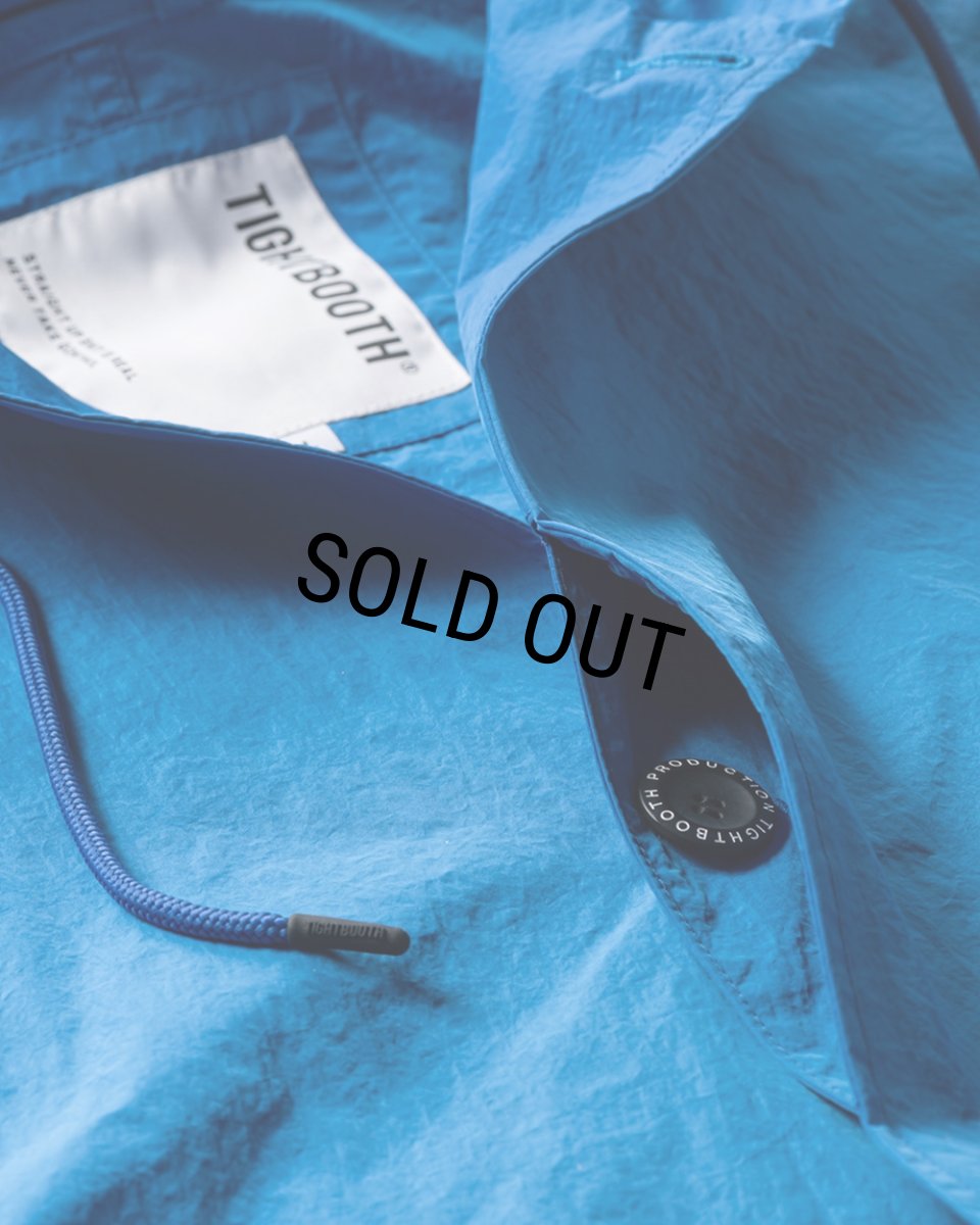 画像4: TIGHTBOOTH/HOODED BIG COAT（Blue）［フーデッドビッグコート-23秋冬］ (4)