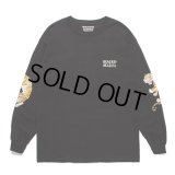 WACKO MARIA/TIM LEHI / LONG SLEEVE T-SHIRT（BLACK）［刺繍+プリント長袖T-23秋冬］