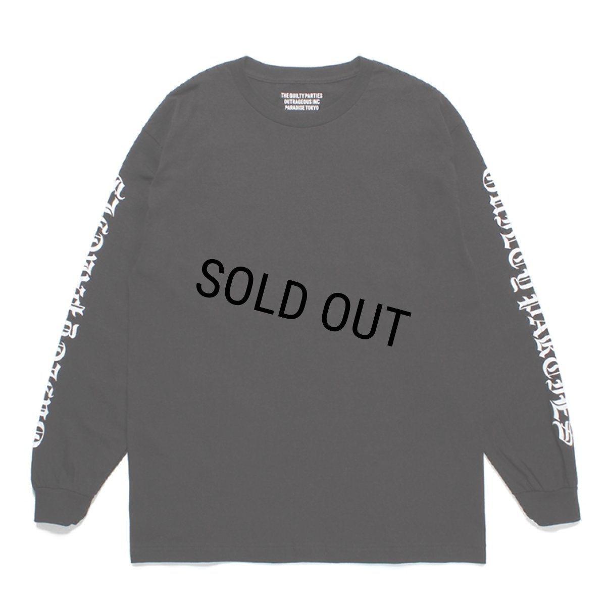 画像2: WACKO MARIA/TIM LEHI / LONG SLEEVE T-SHIRT（BLACK）［プリント長袖T-23秋冬］ (2)