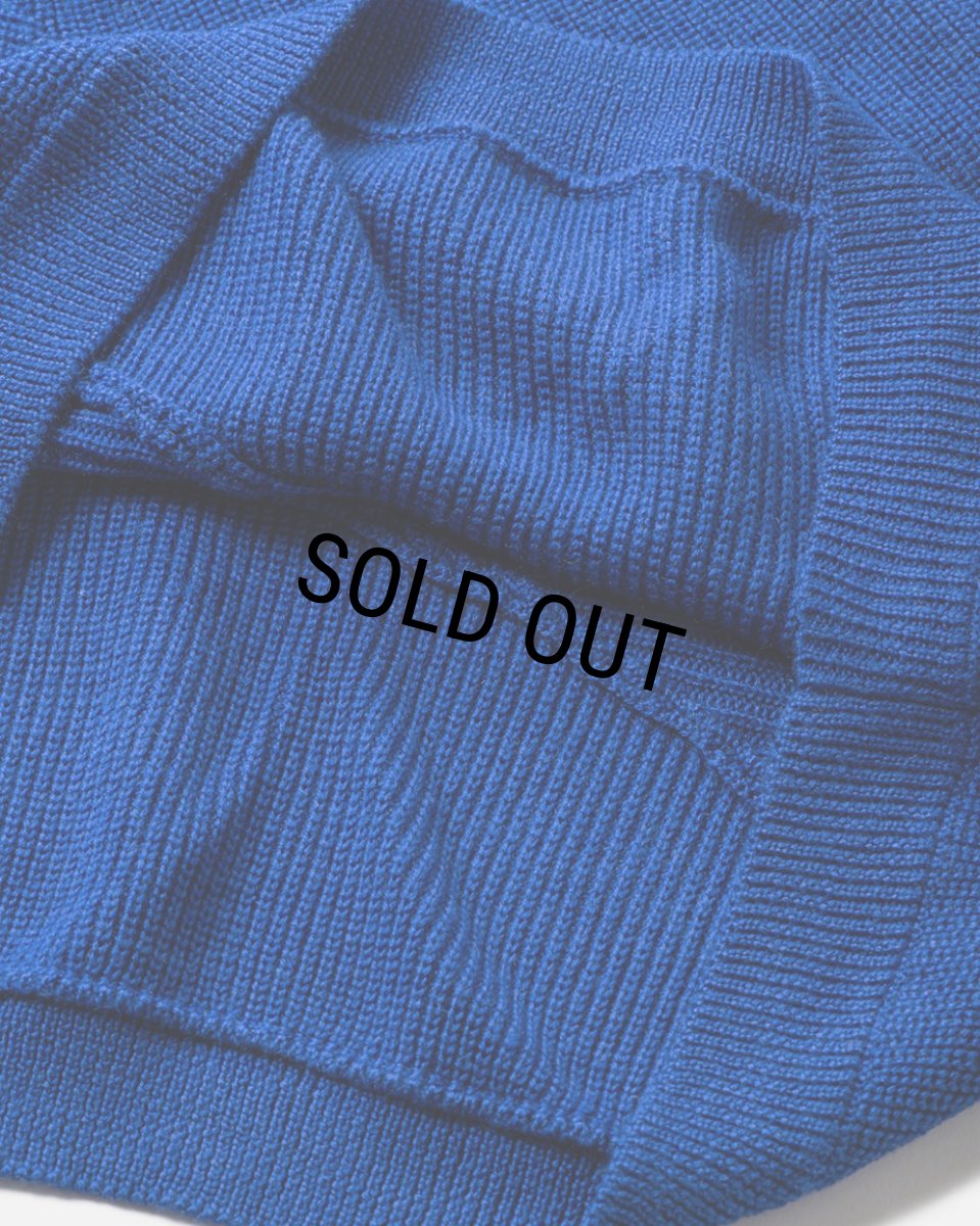 画像6: TIGHTBOOTH/SPLICE KNIT SWEATER（Blue）［ニットセーター-23秋冬］ (6)