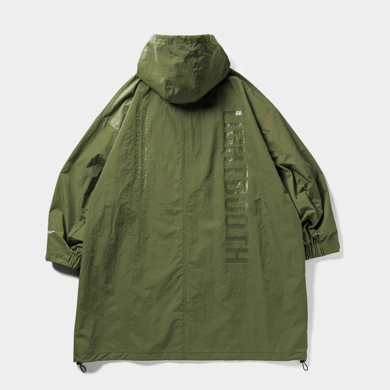 画像2: TIGHTBOOTH/HOODED BIG COAT（Olive）［フーデッドビッグコート-23秋冬］
