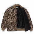 画像2: WACKO MARIA/DICKIES / LEOPARD QUILITED JACKET（BEIGE）［レオパードキルティングJKT-23秋冬］ (2)