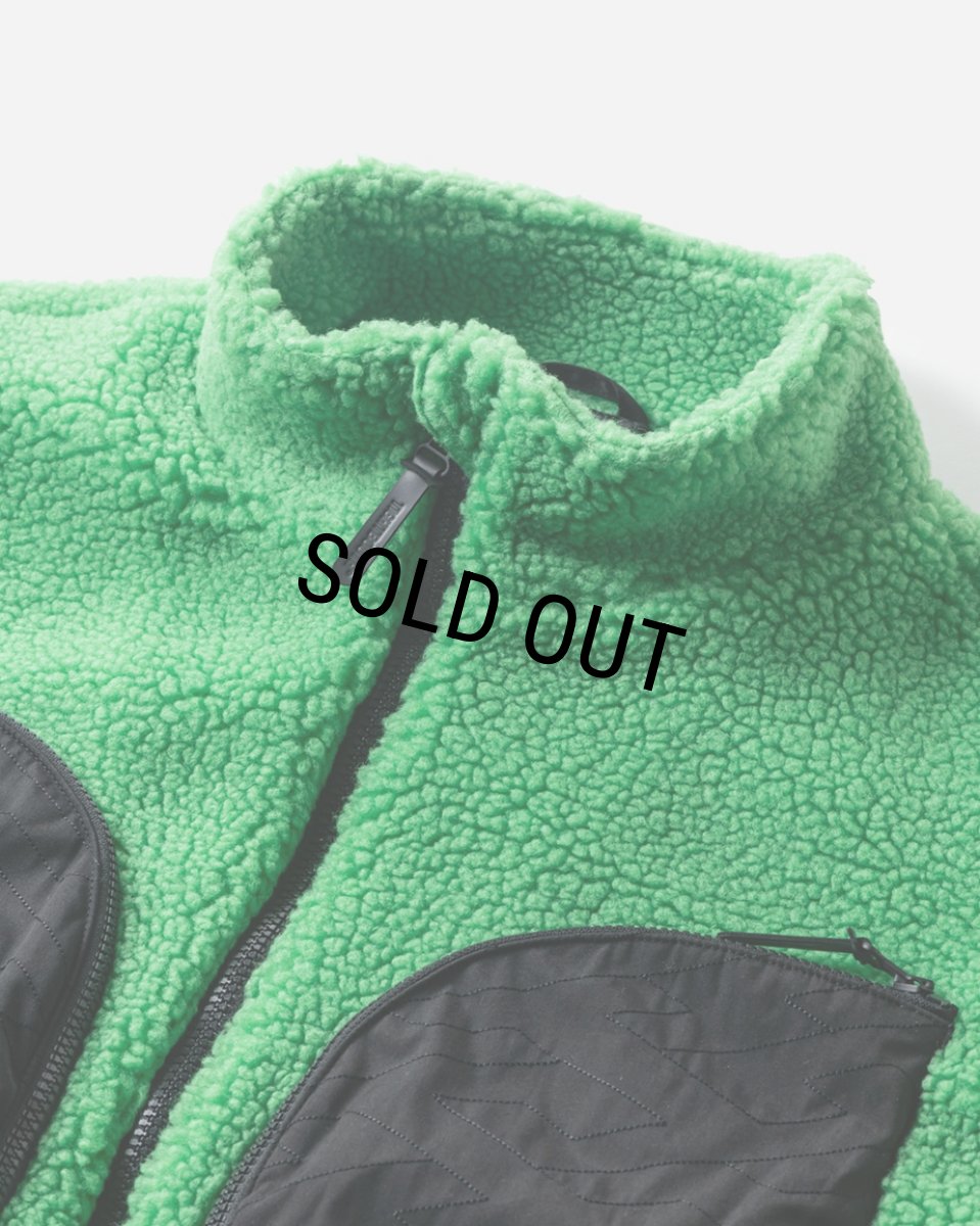 画像4: TIGHTBOOTH/WINDOWS BOA JKT（Light Green） 【30%OFF】［ボアJKT-23秋冬］ (4)