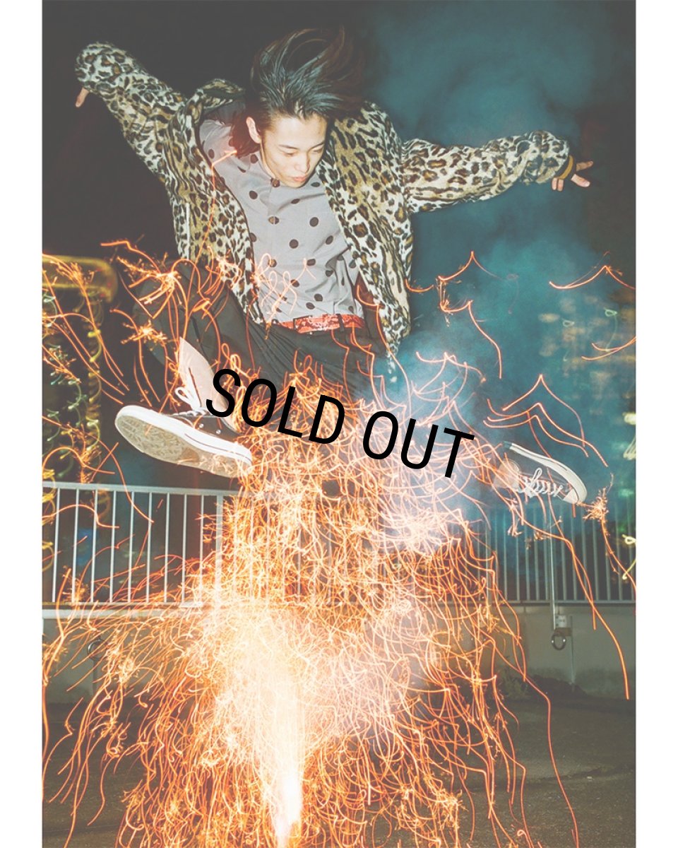 画像3: WACKO MARIA/FAUX LEOPARD FUR VARSITY JACKET（BEIGE）［レオパードファーヴァーシティJKT-23秋冬］ (3)